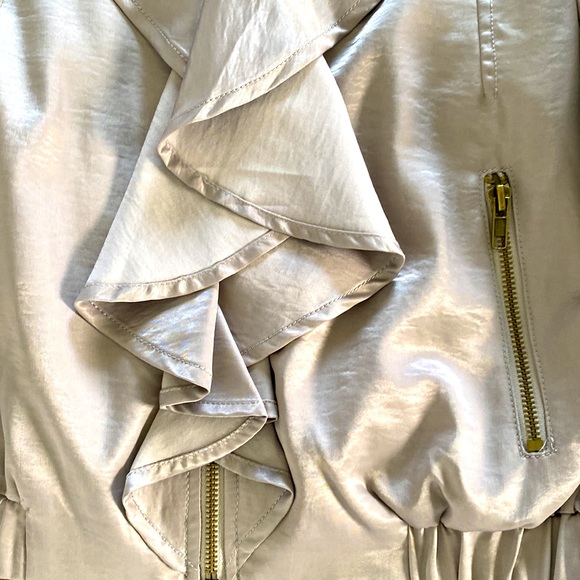 Cropped Ruffle Jacket - size small - Picture 3 of 6
